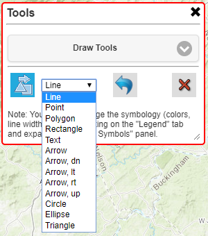 Edit symbols panel